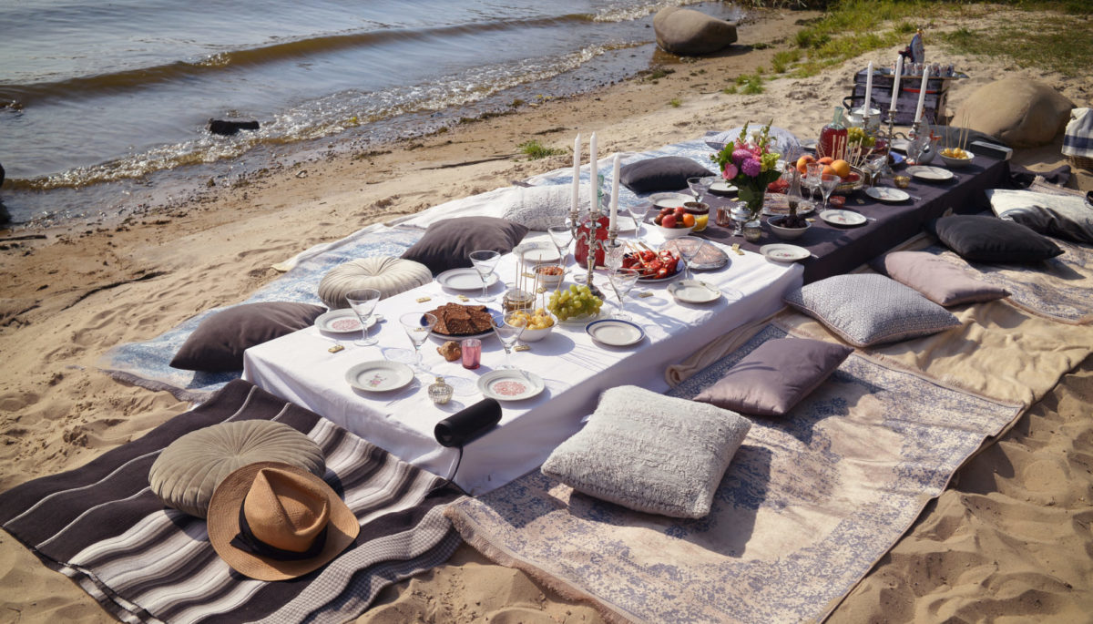 picnic on the beach