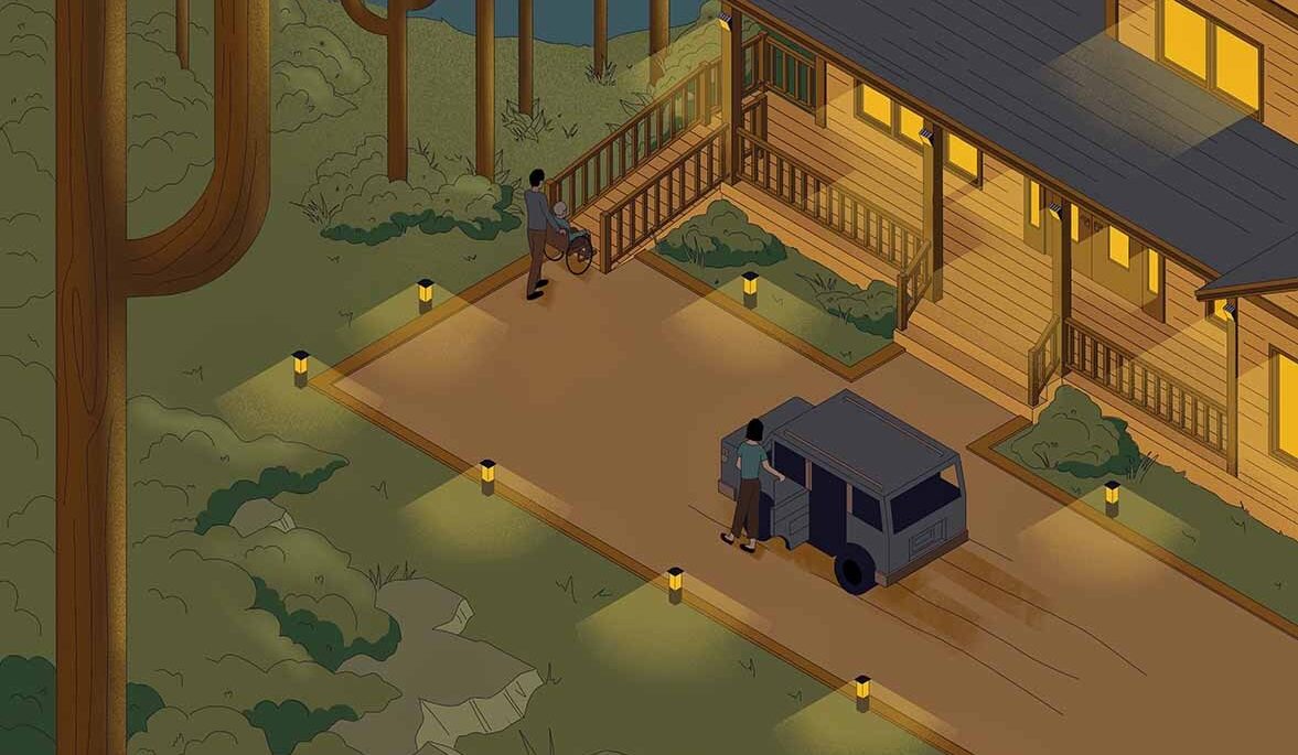 Graphic of cottage accessibility features