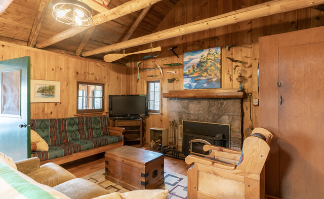 interior of a cottage living room