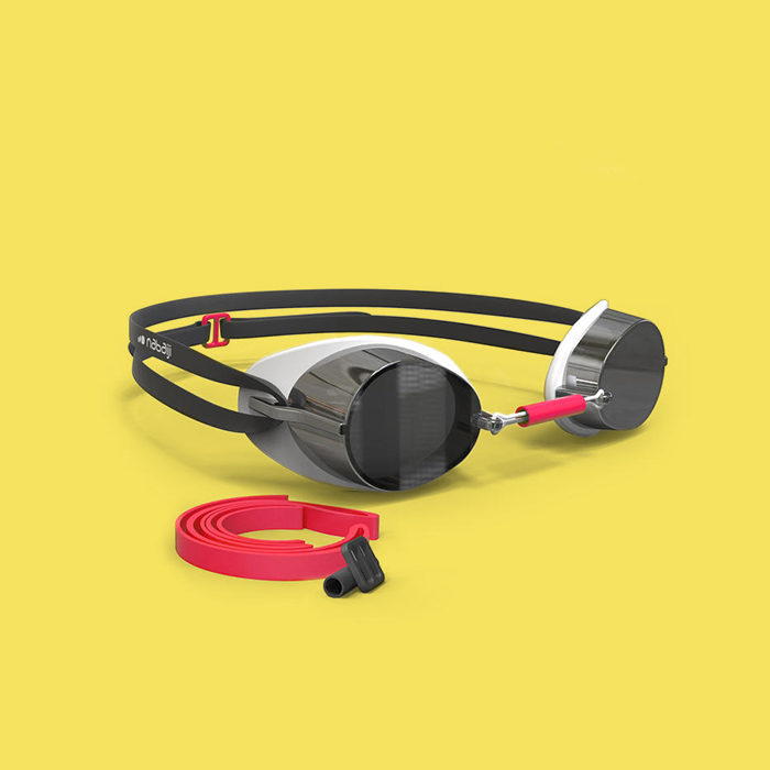 Photo of shaded swimming goggles