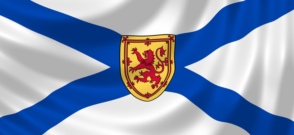 A flag of Nova Scotia