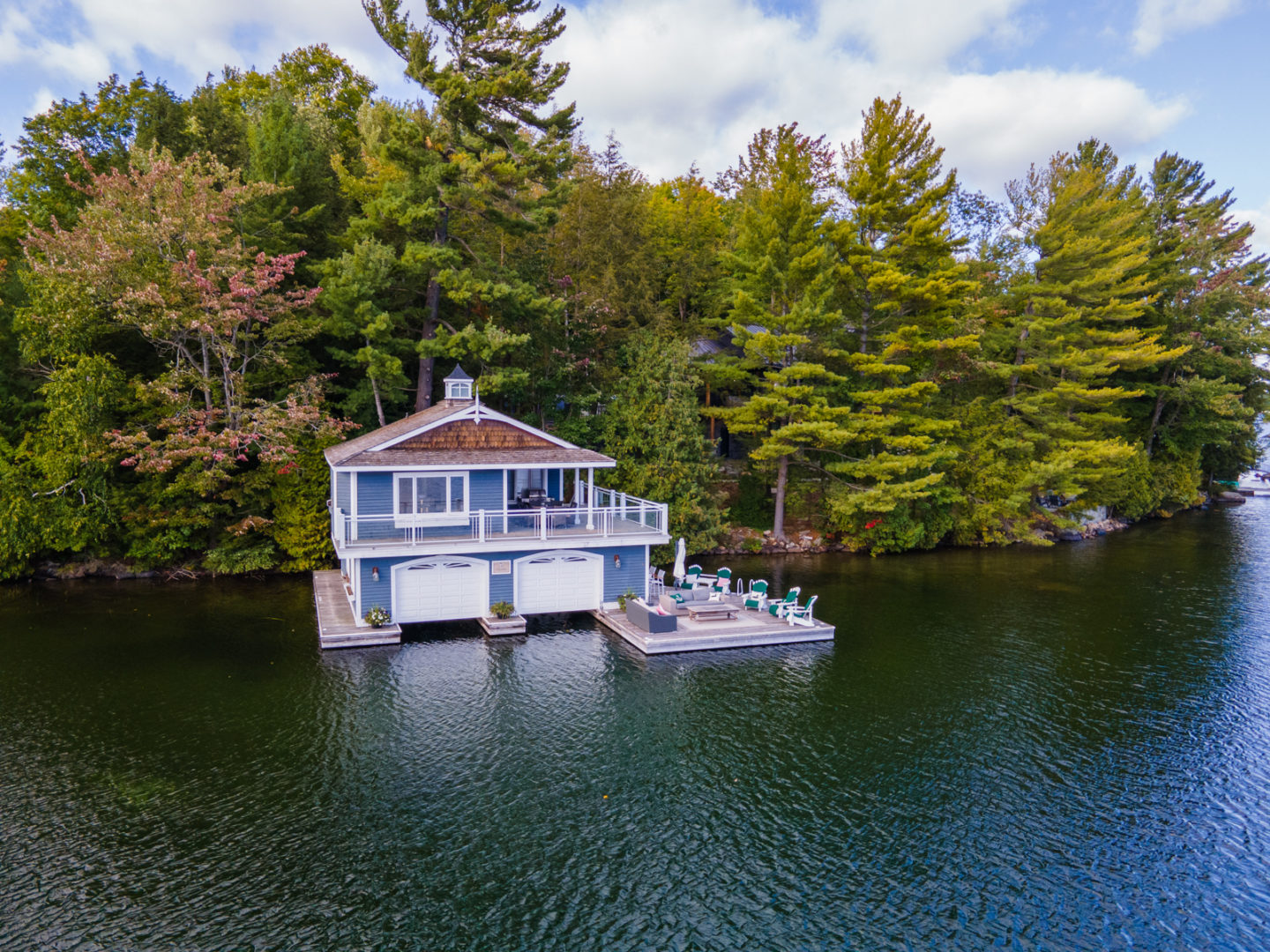 Boathouse from the water