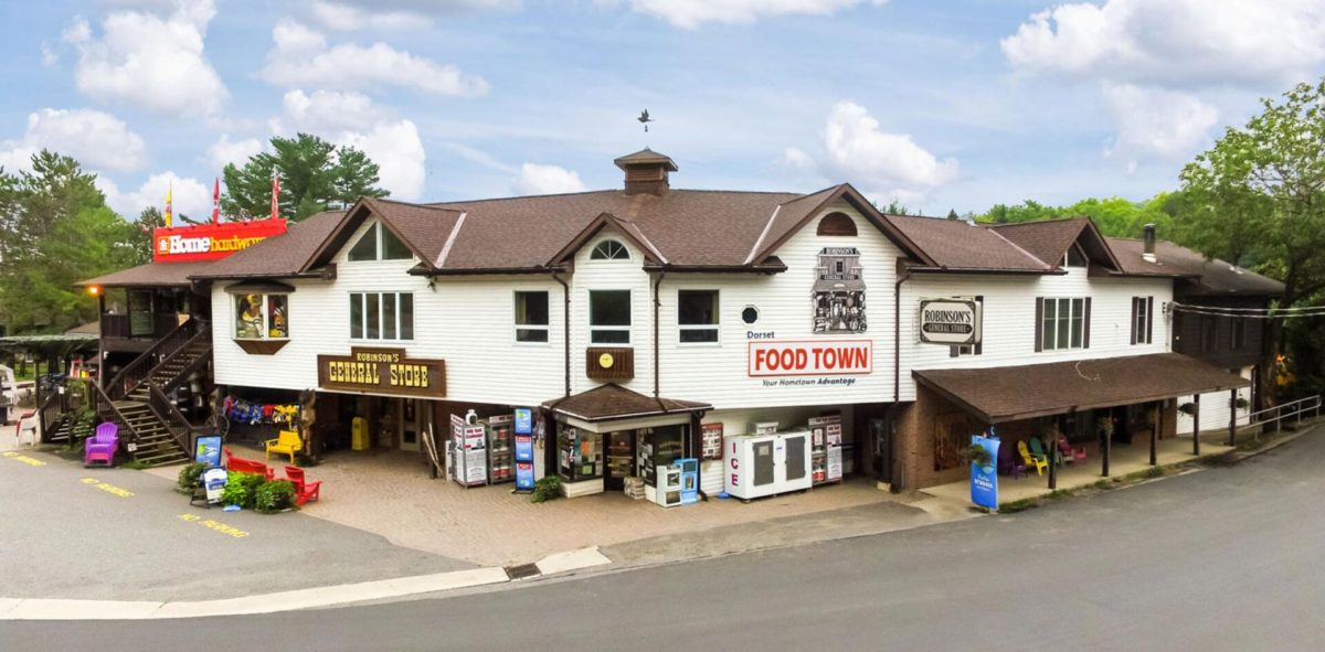 Exterior of Robinson's General Store in Dorset, Ont.