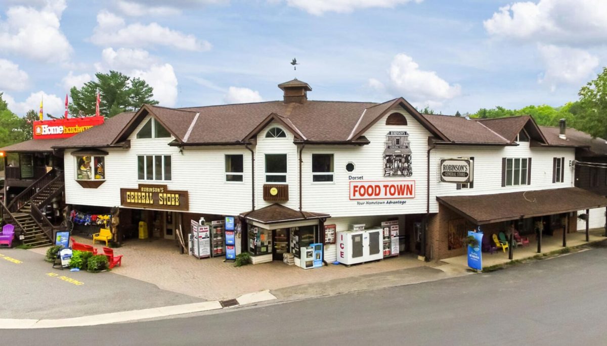 Exterior of Robinson's General Store in Dorset, Ont.