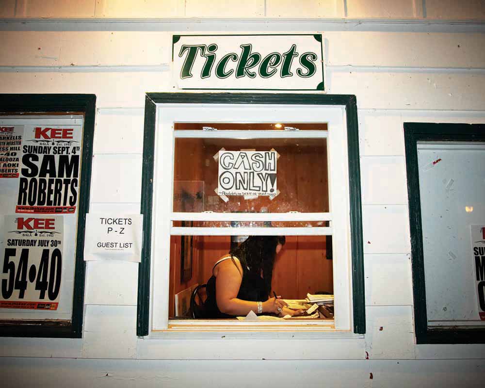 Ticket booth at the KEE