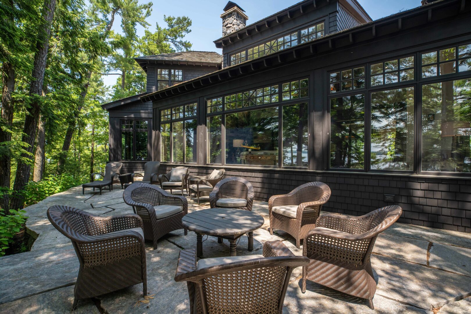 Patio with outdoor furniture