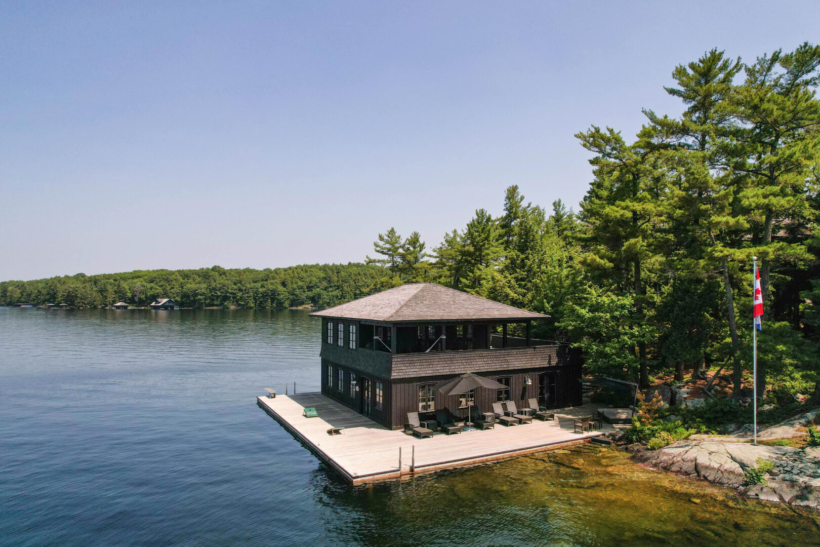 Fawn Island boathouse
