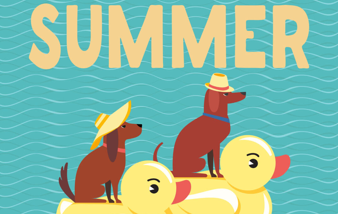 dog days of summer illustration