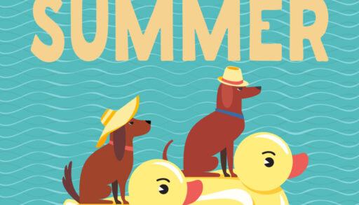 dog days of summer illustration