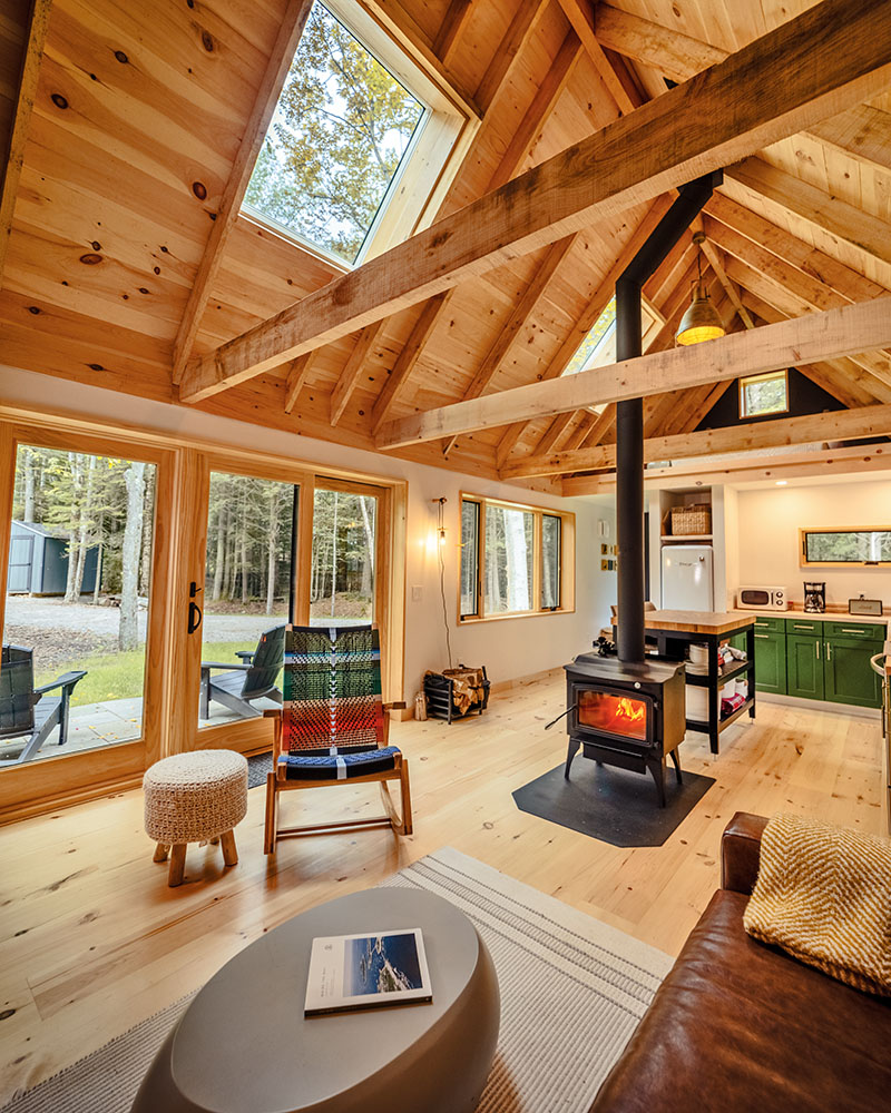 Skylight in a cottage