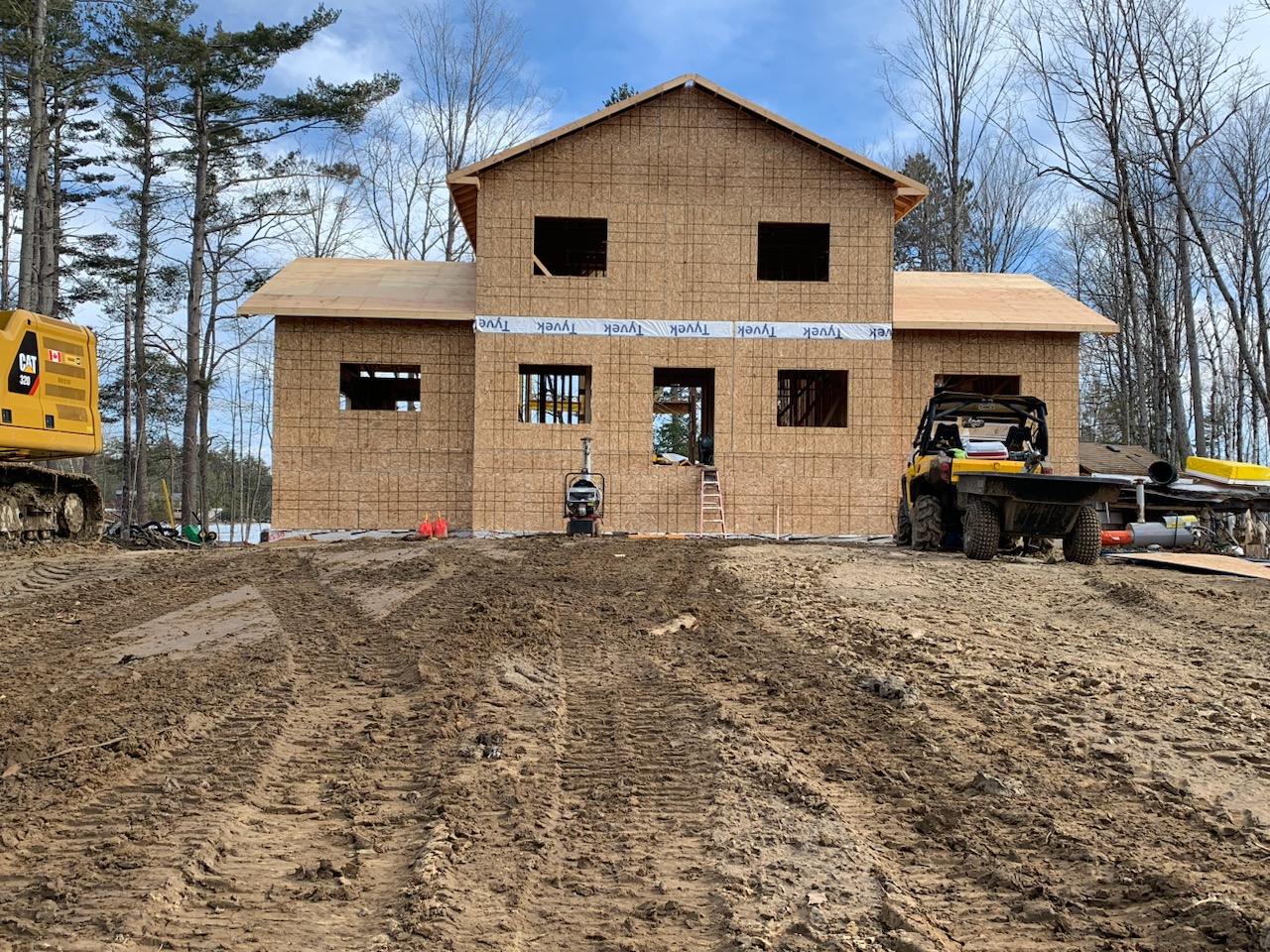 New cottage under construction