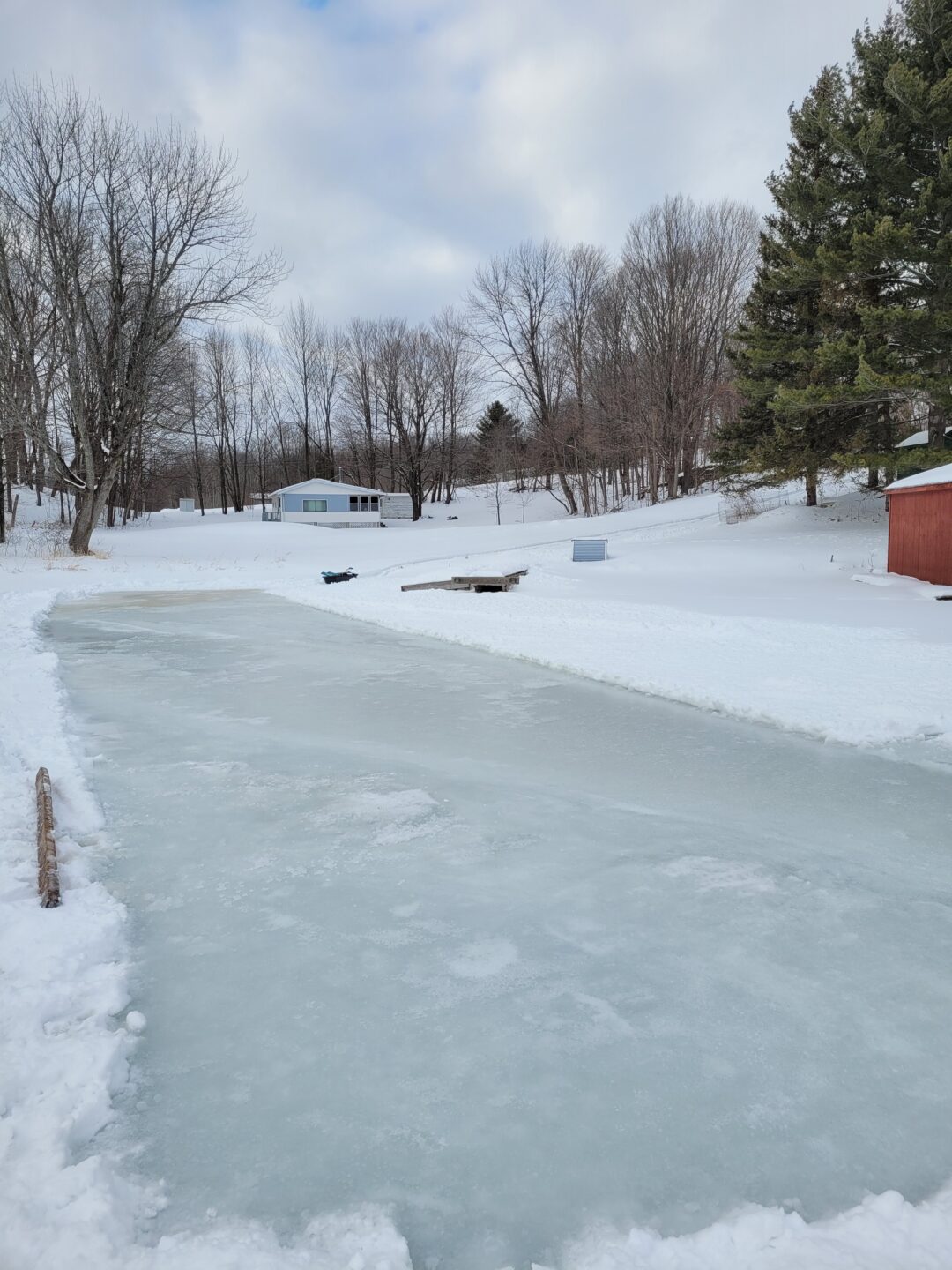 the ice stock sport rink