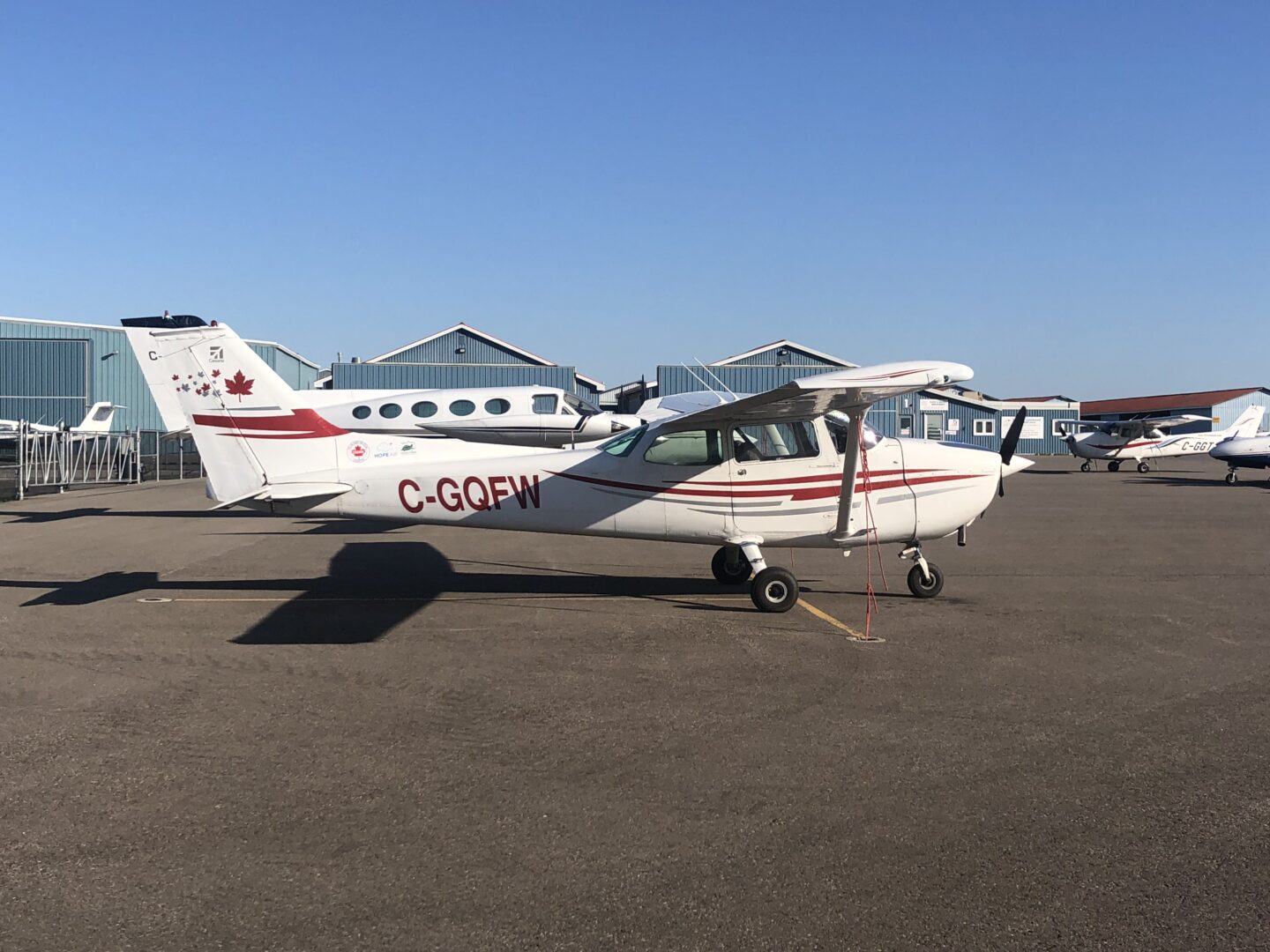 a Cessna 172 Skyhawk aircraft