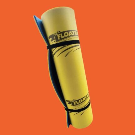 Yellow, wrapped up floater mat