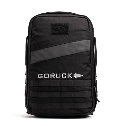 black rucksack