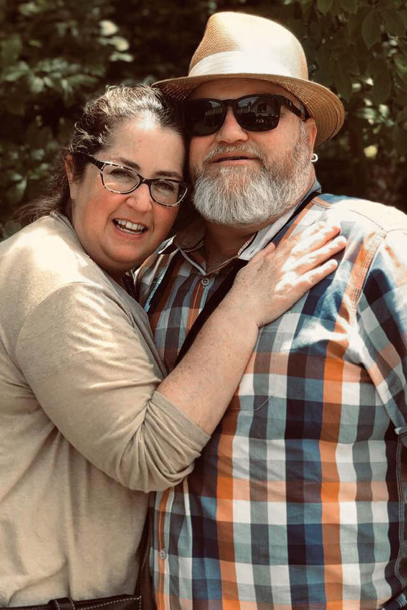 a photo of a couple embracing