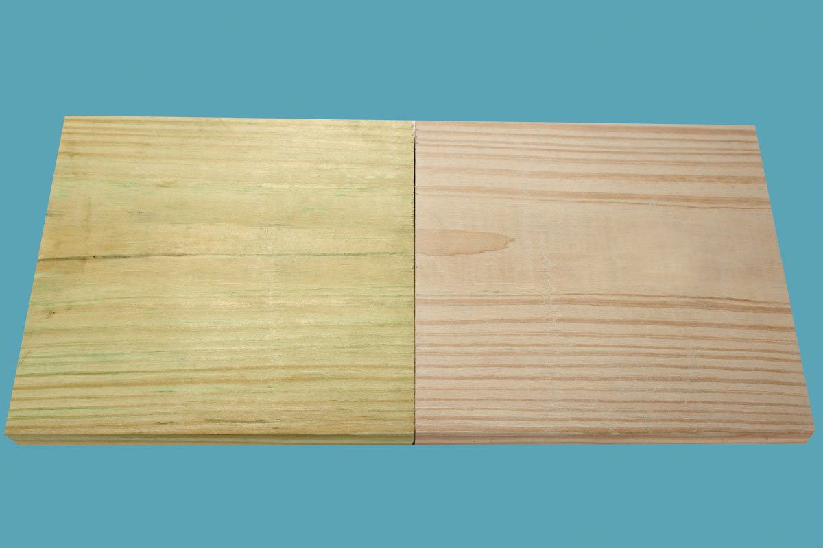 A board tinted by Portland cement