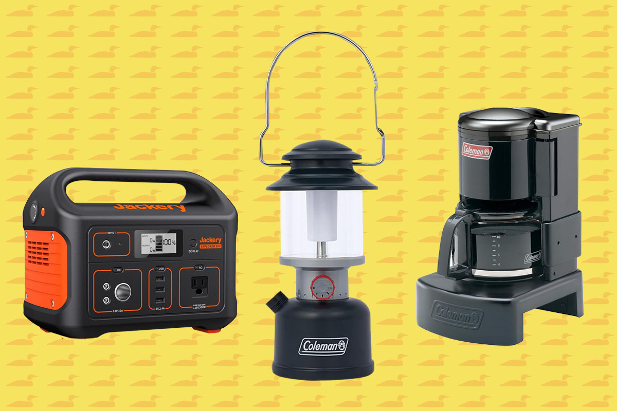 A montage of three images