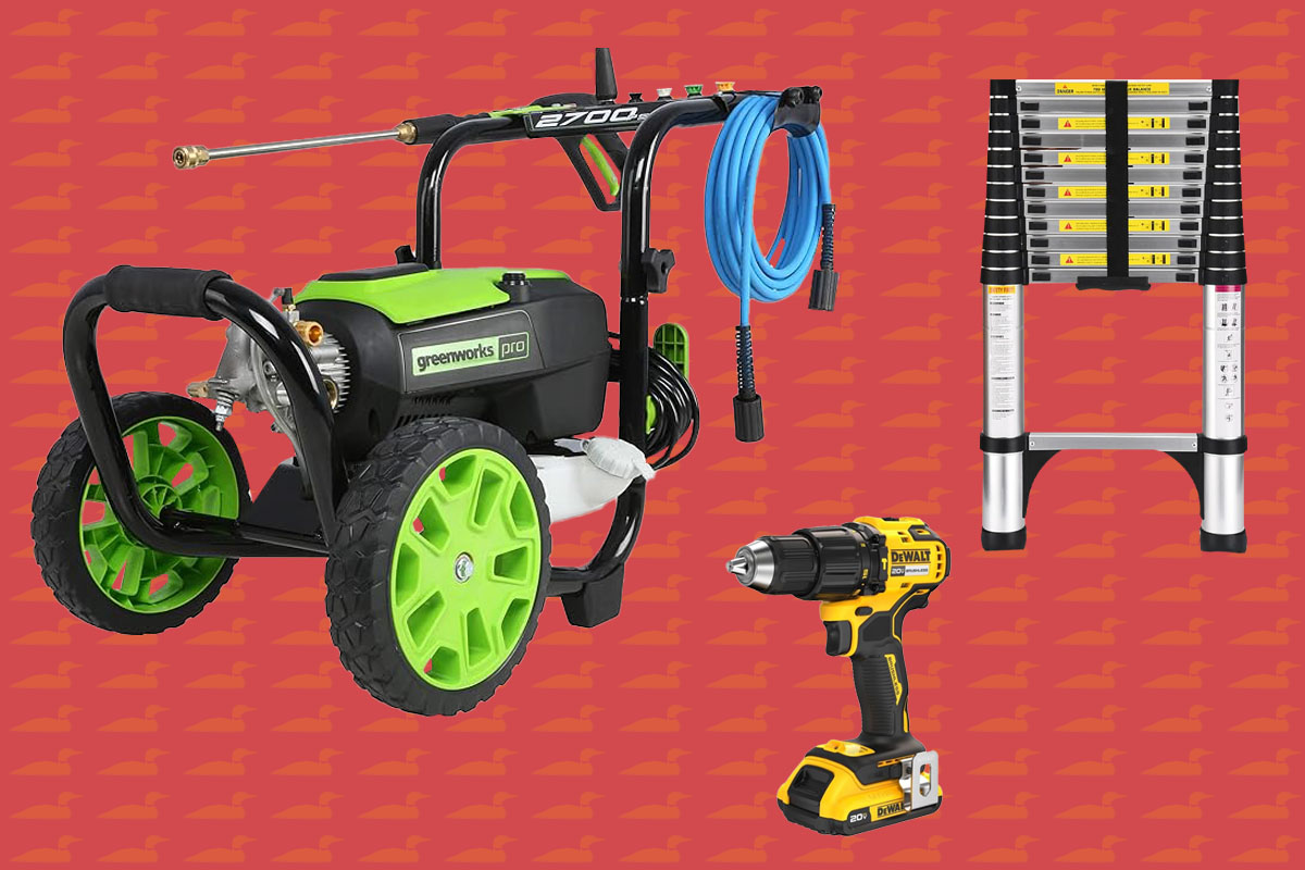 Collage of cottage tools for Amazon Prime Big Deal Days 2024