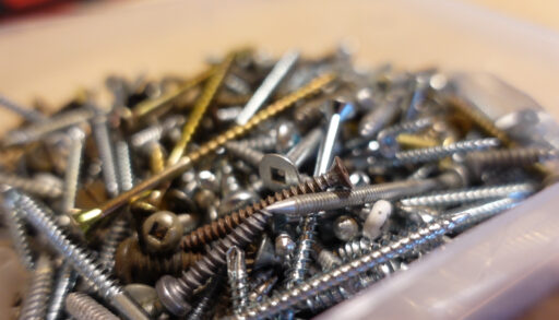 Pile of screws