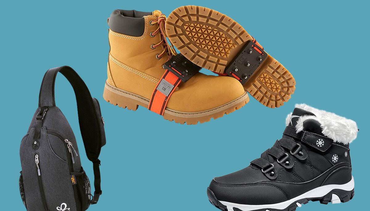 A collection of images of outdoor gear