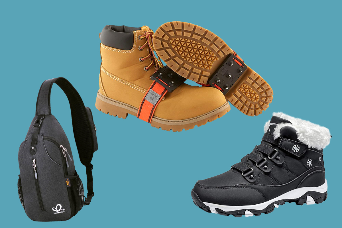 A collection of images of outdoor gear