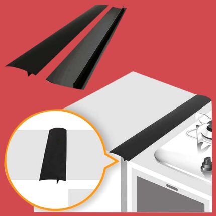 a photo of stove bumpers on a red background