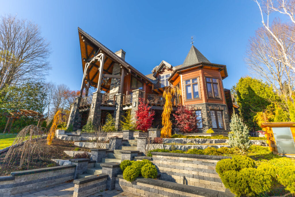 the exterior of a house