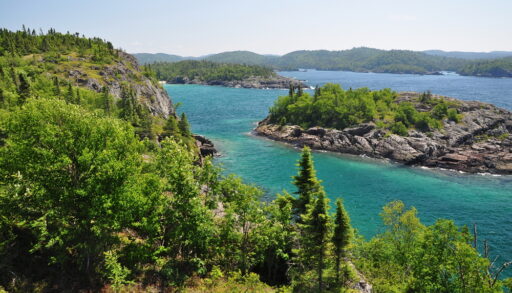 Northern shore of Great Lake Superior. Pukaskwa National Park of Canada. Ontario, Canada