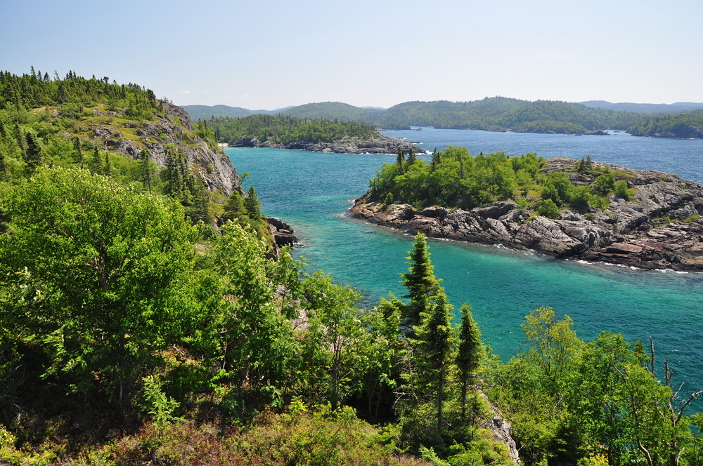 Northern shore of Great Lake Superior. Pukaskwa National Park of Canada. Ontario, Canada