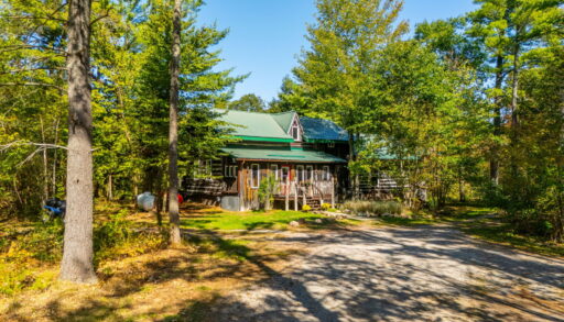 Exterior of Trent Lakes cabin