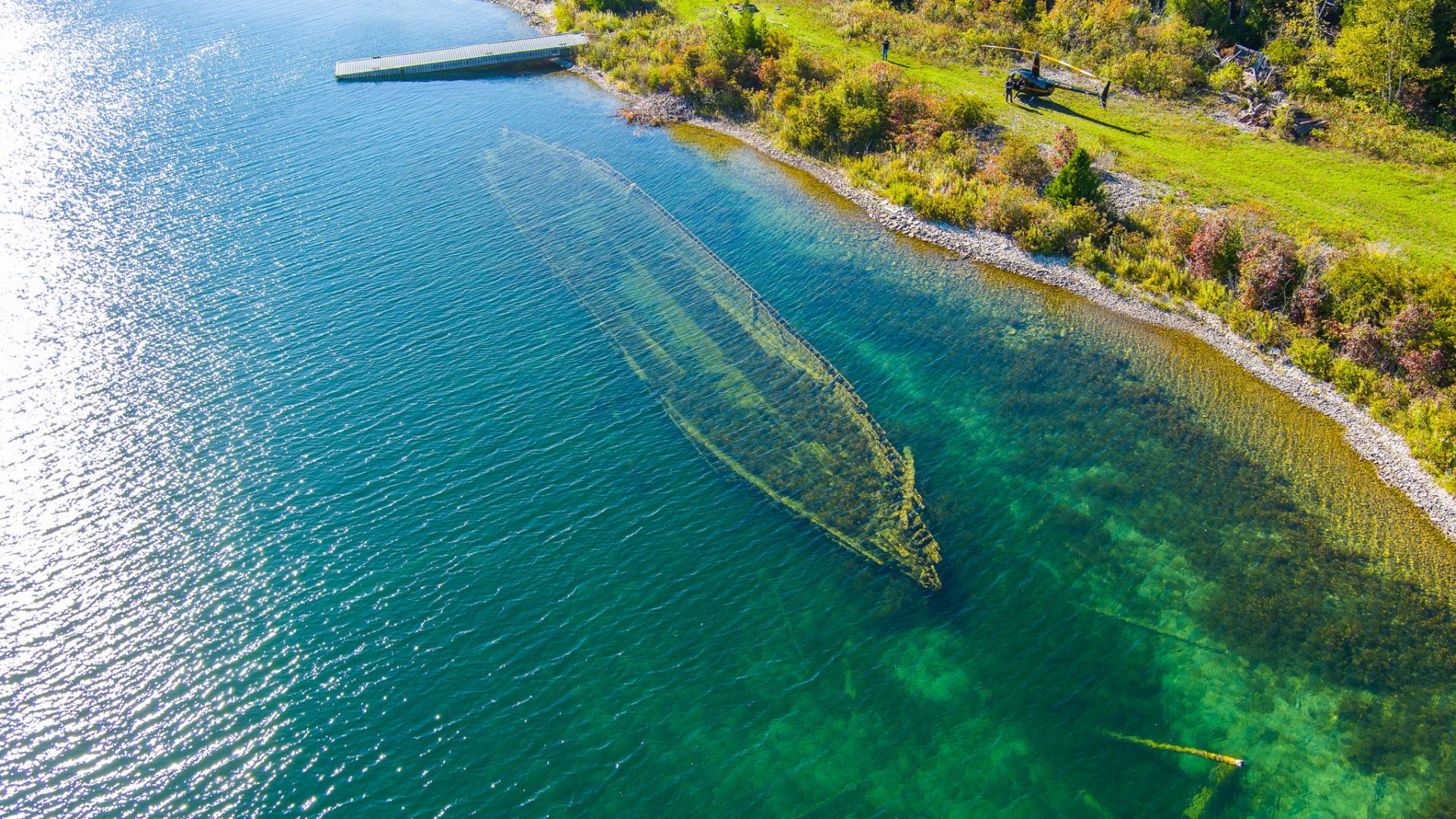 A closer look at the shipwreck near Fitzwilliam Island