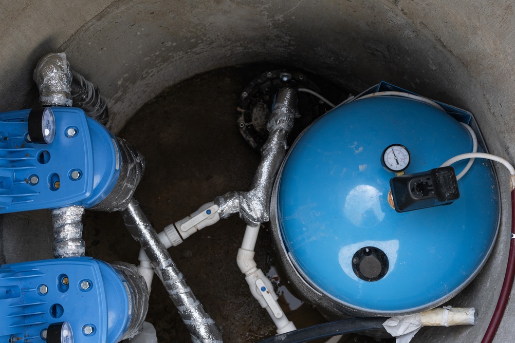 Photo of a modern water well