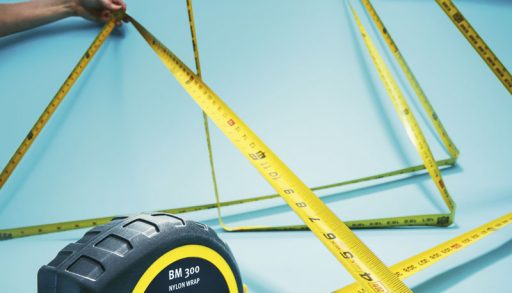 A tape measure