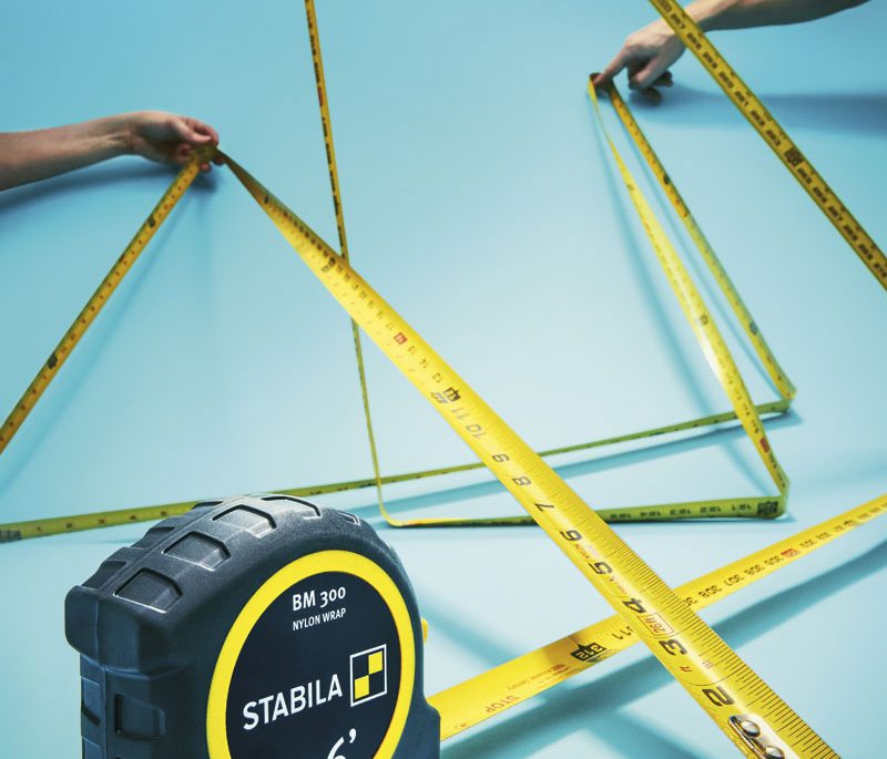 A tape measure