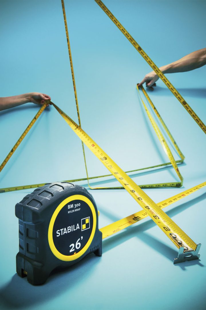 A tape measure
