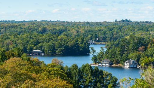 A shot of Lake Muskoka
